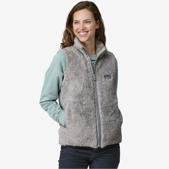 Patagonia Jackets & Blazers - Patagonia Los Gatos Fleece Vest Light Grey Women's Lrg